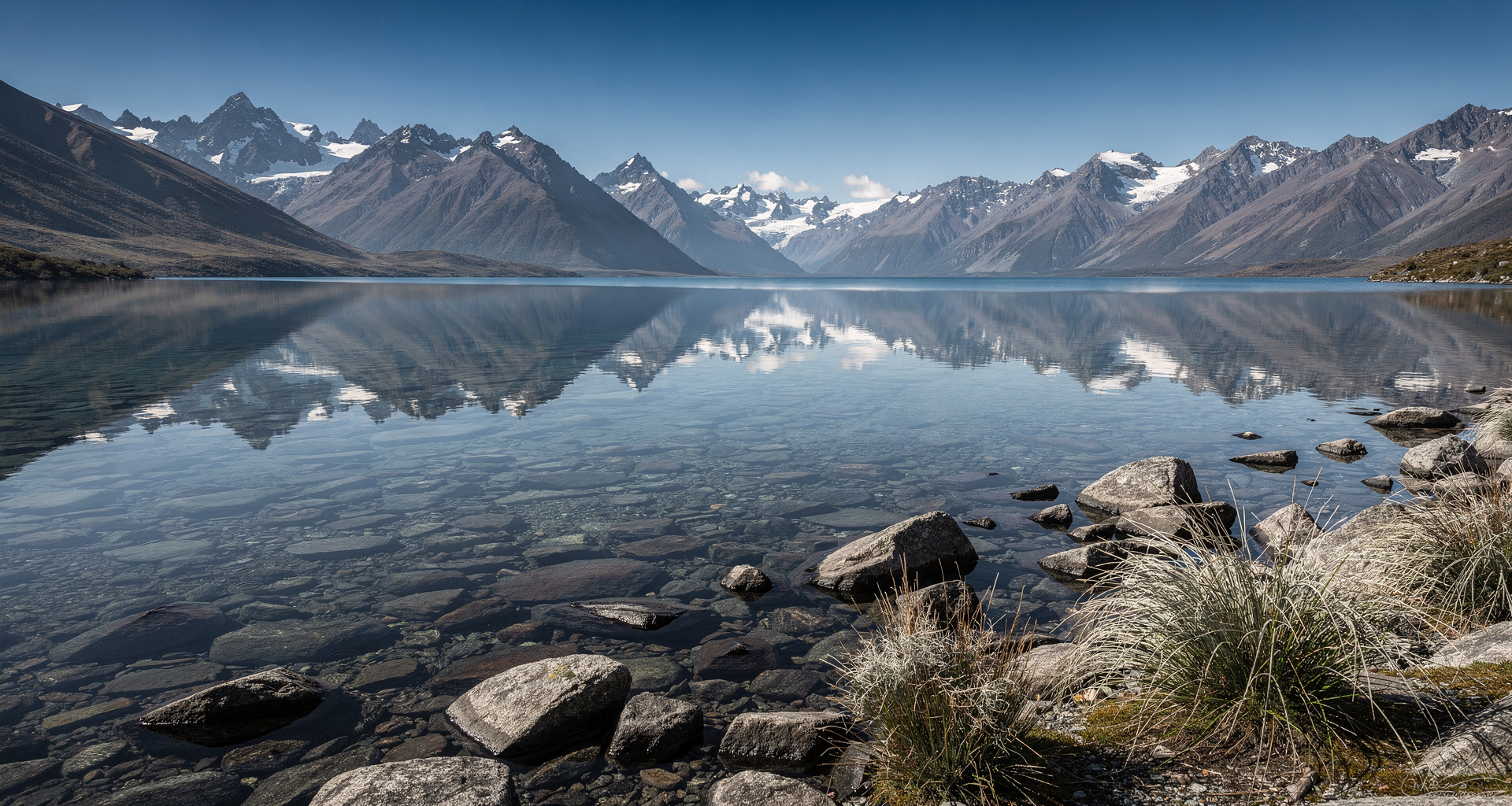 Award winning landscape photograph of New Zealand alpine valley